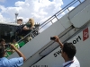 Janick Gers embarcando