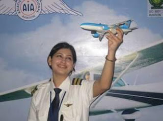Piloto em treinamento