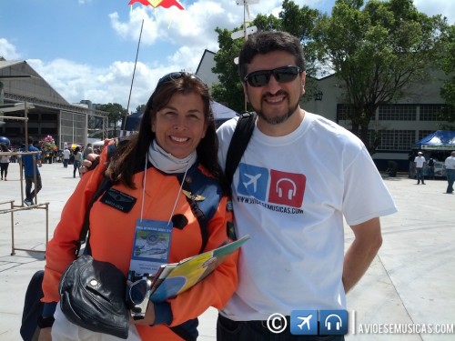 Fim_Semana_Aereo 2 Foto do Lito com Marta Lúcia Bognar