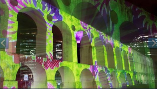 "77 Million Paintings" nos Arcos da Lapa