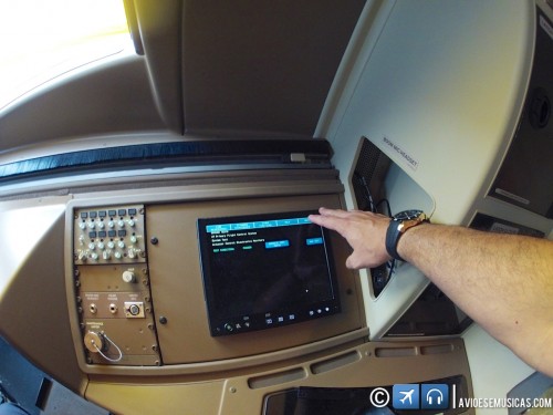 Tela do Terminal de Manutenção - Touchscreen