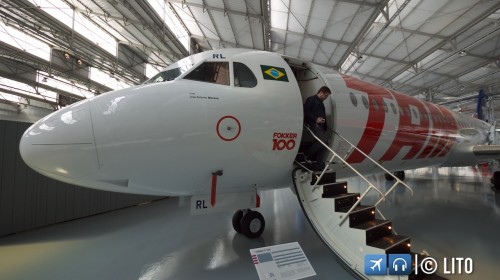 Fokker 100 - Museu da TAM em São Carlos