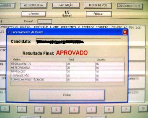 Aprovado na ANAC, só alegria.