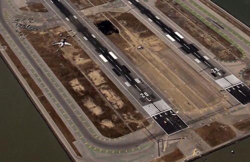 Foto aérea da agência Reuters