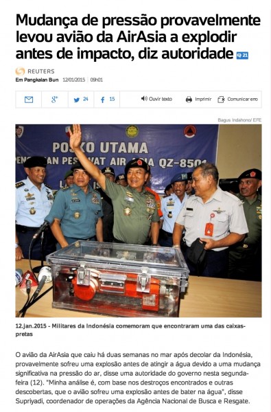 Reprodução do site Terra.