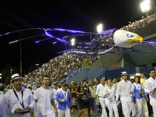 Drone da Portela - (Foto: Sergio Moraes/Reuters)