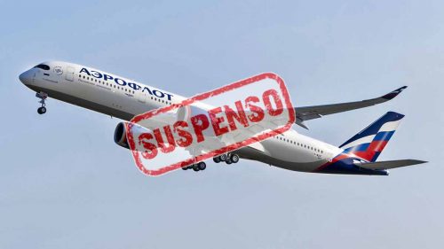A fabricante europeu de aeronaves Airbus anunciou que está suspendendo o suporte aos serviços de peças para todas as companhias aéreas russas.
