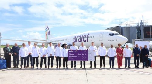 A Boeing e a Arajet, nova companhia aérea no Caribe, anunciaram a encomenda de 20 aeronaves 737 MAX, modelo 737-8-200 de alta capacidade e baixos custos operacionais -- o que permitirá a expansão das opções de viagens acessíveis no continente americano. 