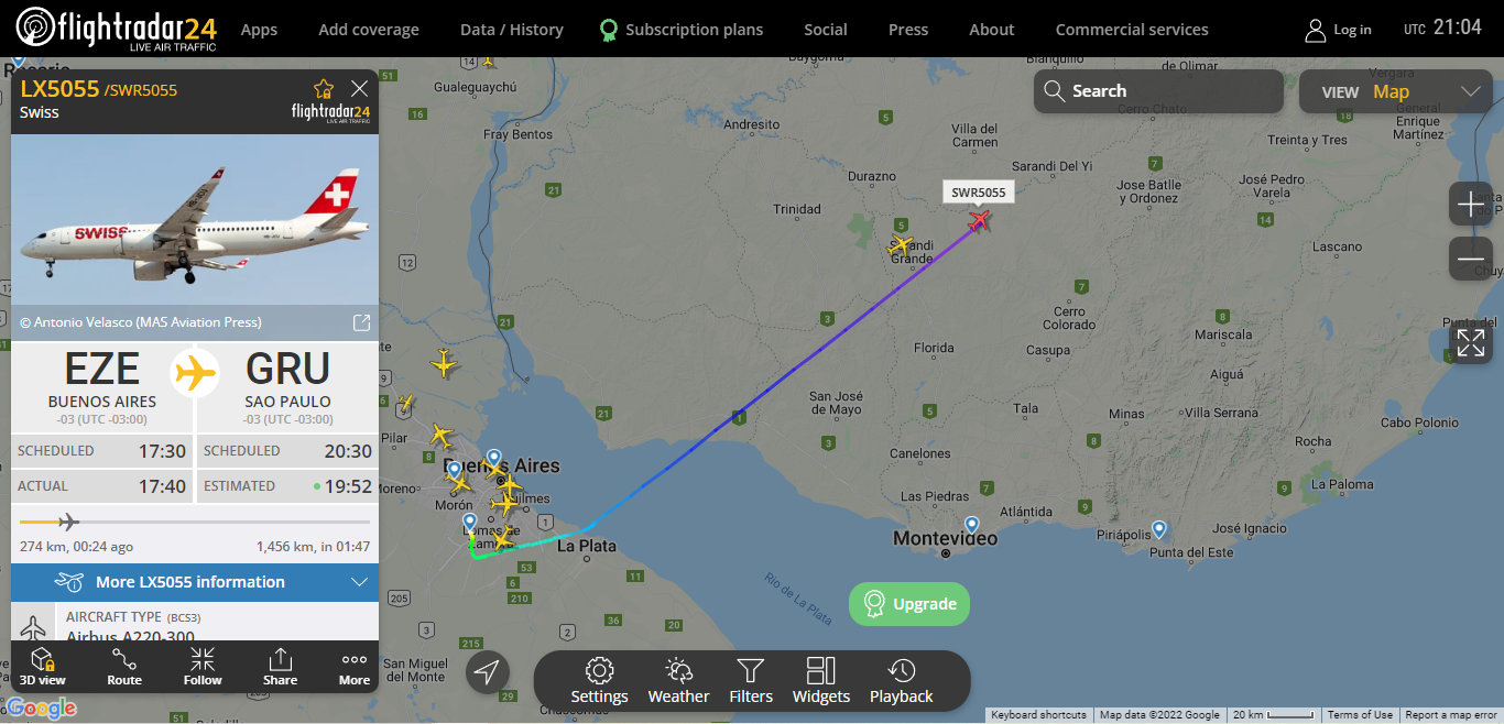 Airbus A220 no Brasil